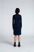 DRESS MAIA 2 WOOL INDIAN FORREST BLUE